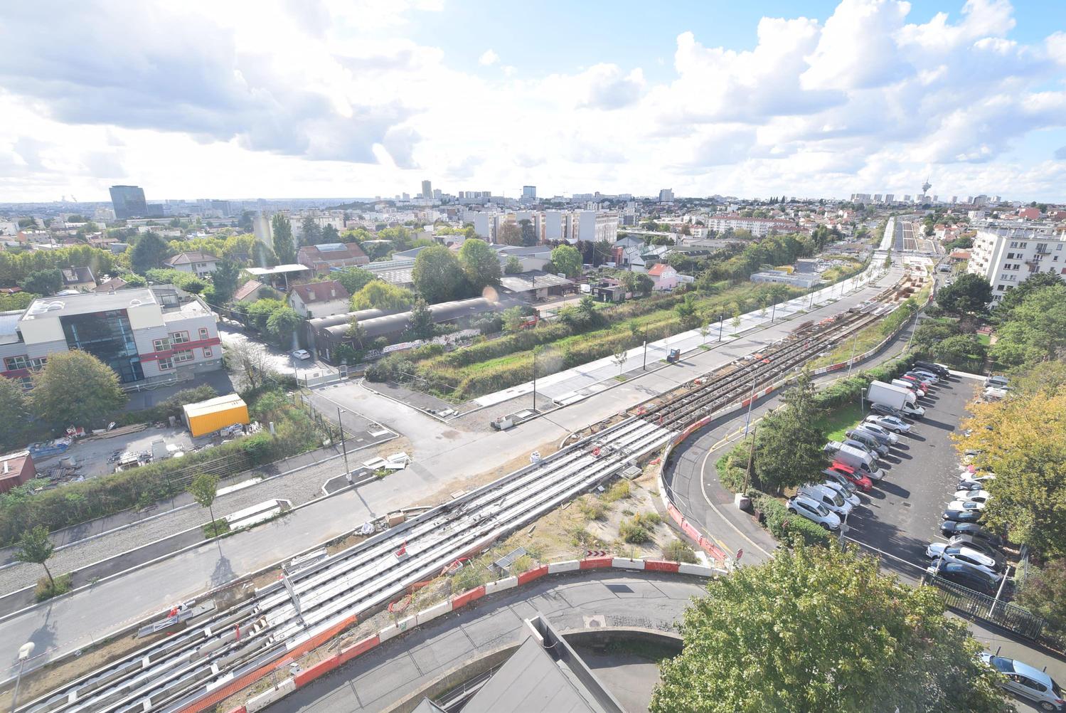 Avenue paysagère à Montreuil © Département de la Seine-Saint-Denis