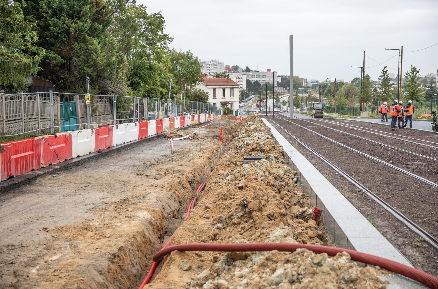 Avenue paysagère à Montreuil © Département de la Seine-Saint-Denis