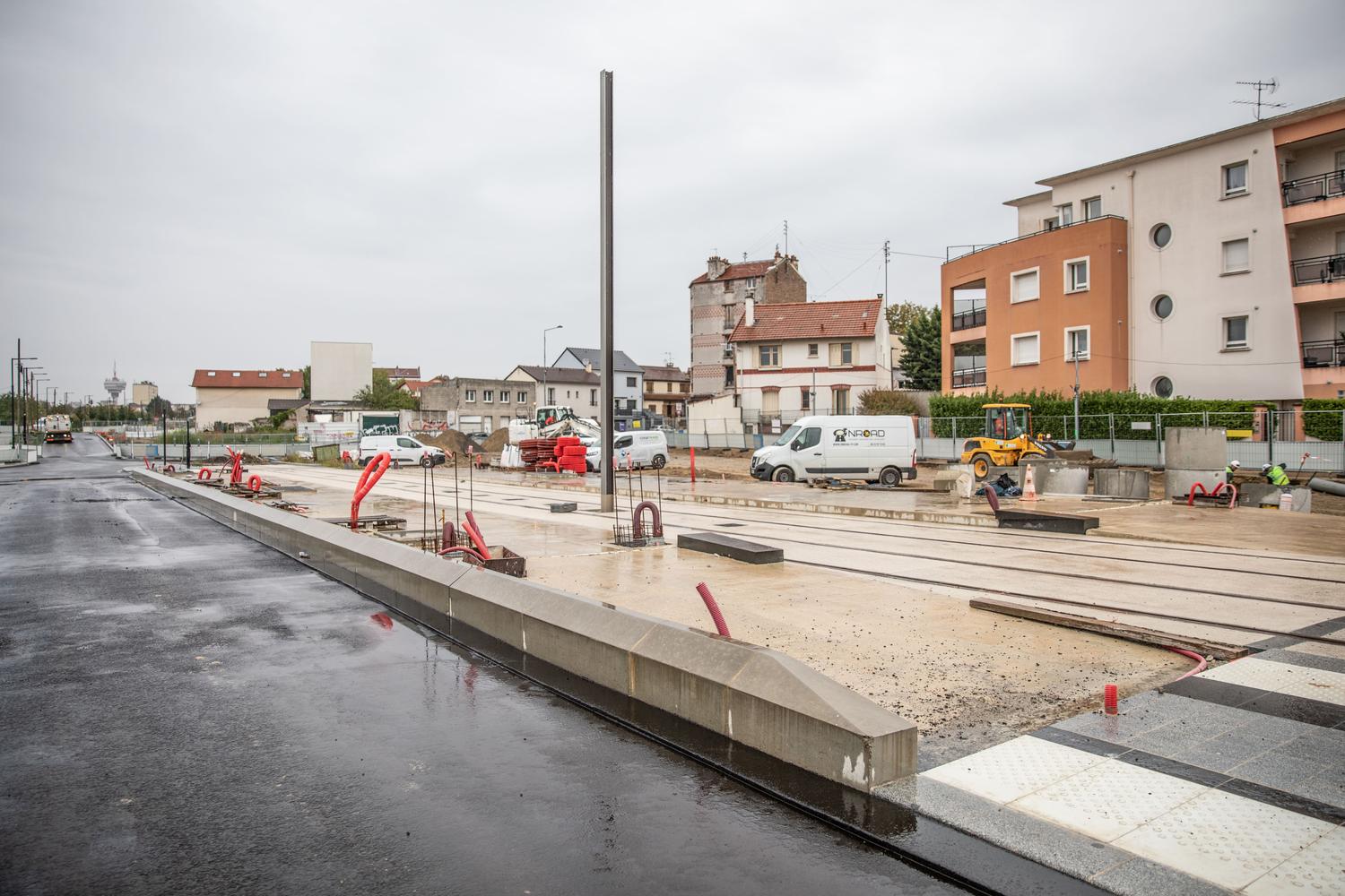 Avenue paysagère à Montreuil © Département de la Seine-Saint-Denis