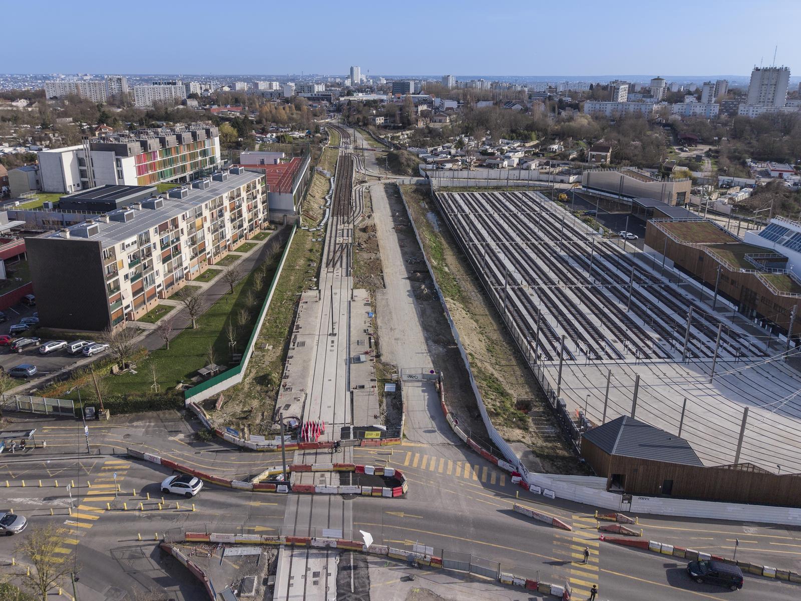 Suivez l’avancée du chantier du T1 depuis chez vous !
