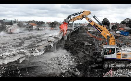 Premières démolitions de l’A186