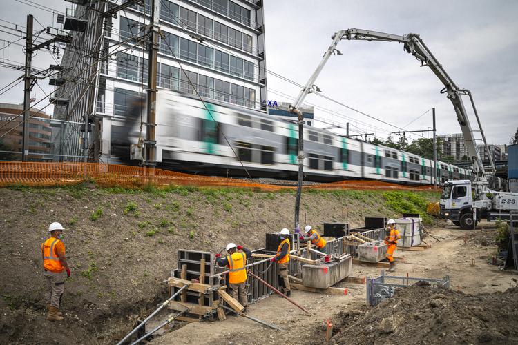 Travaux de la sente piétonne de Val de Fontenay © Département de la Seine-Saint-Denis