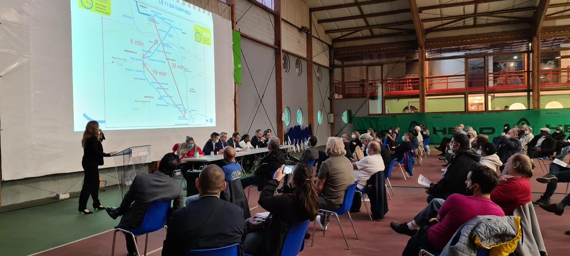 Réunion publique du 4 octobre 2021 à Montreuil © Département de la Seine-Saint-Denis