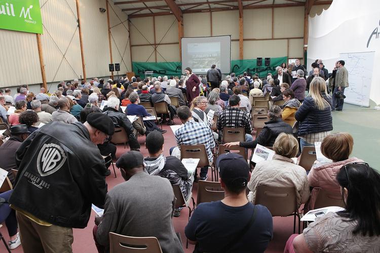 Réunion publique du 1er avril 2019 à Montreuil © Département de la Seine-Saint-Denis