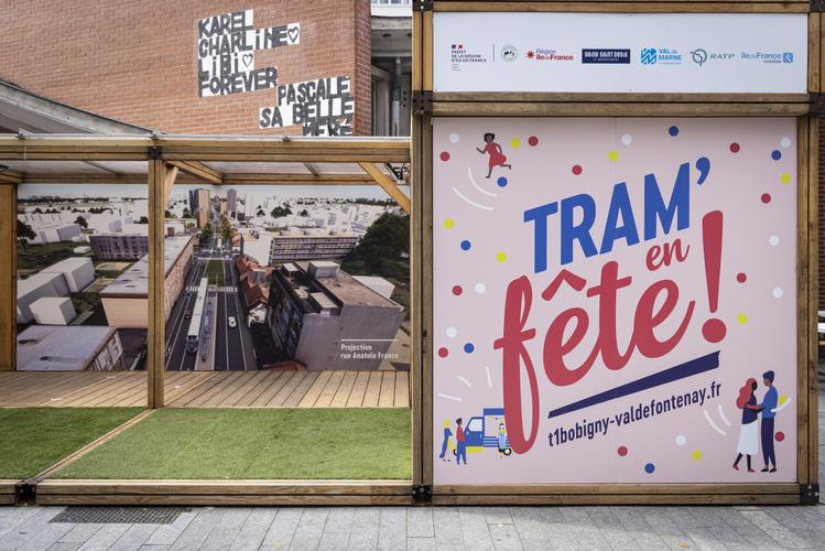 Evènement Tram' en fête © Département de la Seine-Saint-Denis