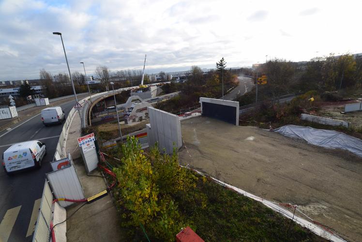 Décembre 2025 - Le pont au-dessus de l'A86 à Montreuil ©Département de la Seine-Saint-Denis