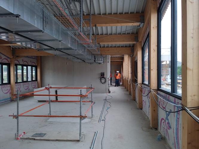 Travaux de construction du SMR à Montreuil © Département de la Seine-Saint-Denis