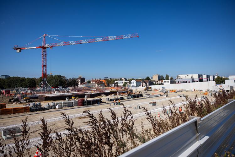Démarrage des travaux de construction du site de maintenance et de remisage (SMR) ©Département de la Seine-Saint-Denis