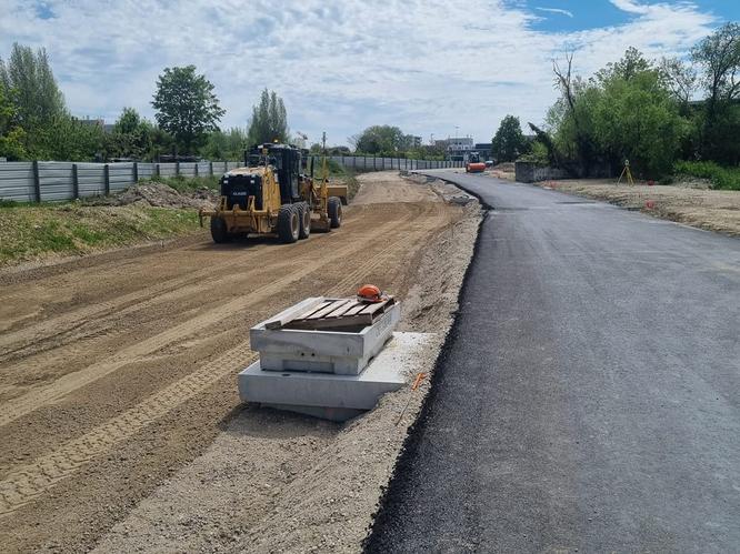 Travaux de construction de la plateforme sur l'avenue paysagère © Département de la Seine-Saint-Denis