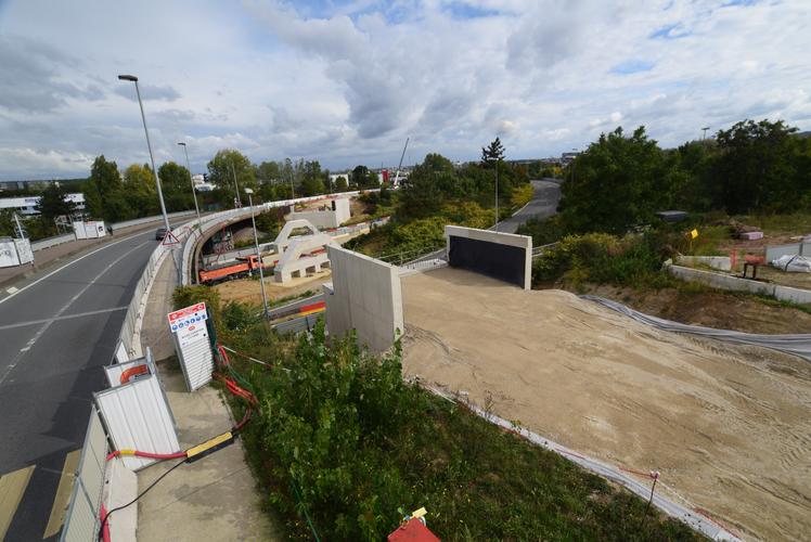 Septembre 2025 - Le pont au-dessus de l'A86 à Montreuil ©Département de la Seine-Saint-Denis