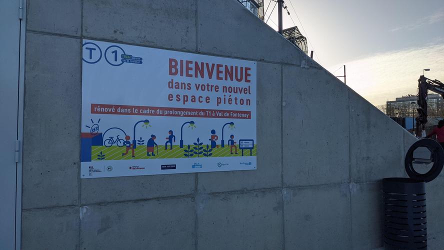 Réouverture de la sente piétonne de Val de Fontenay © Département de la Seine-Saint-Denis