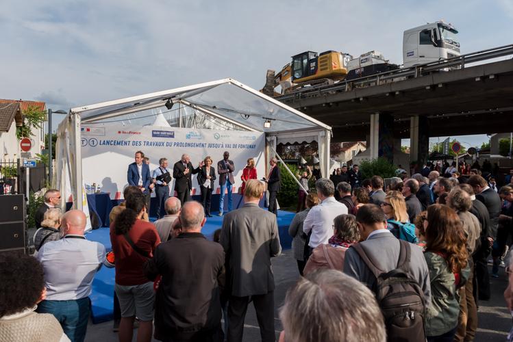 Evènement de lancement du travaux © Département de la Seine-Saint-Denis