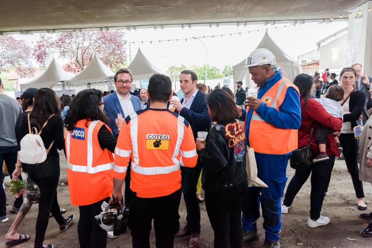 Evènement de lancement du travaux © Département de la Seine-Saint-Denis