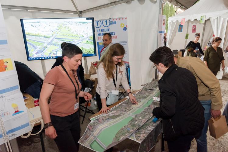 Evènement de lancement du travaux © Département de la Seine-Saint-Denis