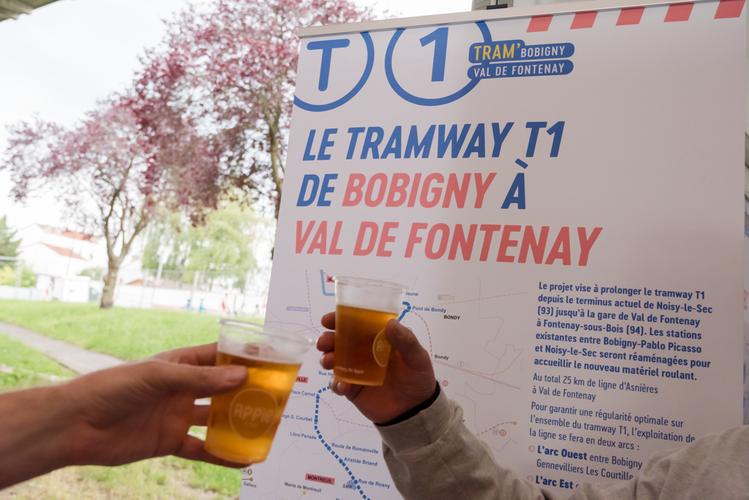 Evènement de lancement du travaux © Département de la Seine-Saint-Denis