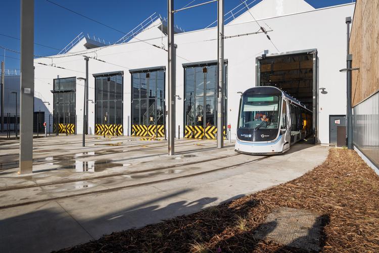 Visite institutionnelle au centre de maintenance et de remisage (SMR) ©Département de la Seine-Saint-Denis