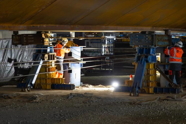 Visite institutionnelle au centre de maintenance et de remisage (SMR) ©Département de la Seine-Saint-Denis