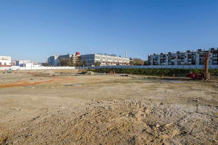 Démarrage des travaux de construction du site de maintenance et de remisage (SMR) ©Département de la Seine-Saint-Denis