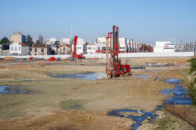 Démarrage des travaux de construction du site de maintenance et de remisage (SMR) ©Département de la Seine-Saint-Denis