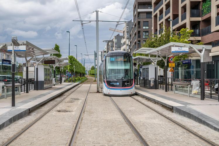 Les nouvelles rames du T1 © Département de la Seine-Saint-Denis