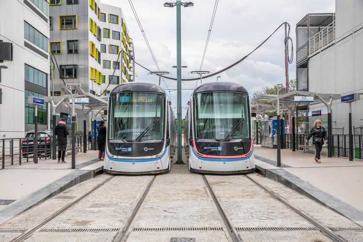 Les nouvelles rames du T1 © Département de la Seine-Saint-Denis