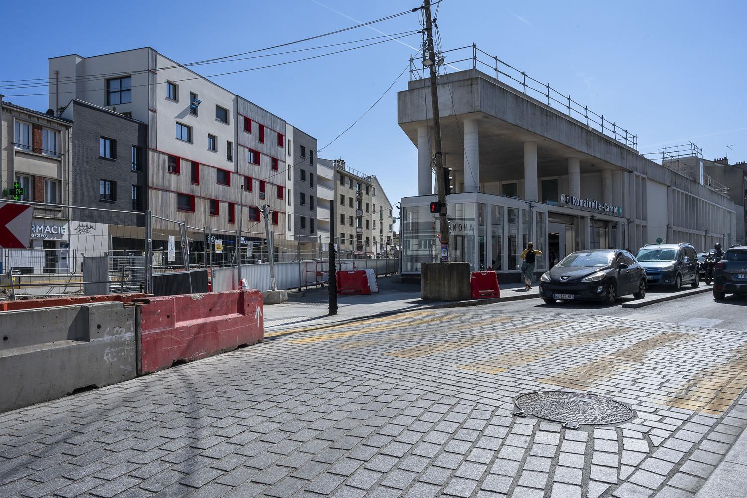 L'avancée des travaux à Romainville © Département de la Seine-Saint-Denis