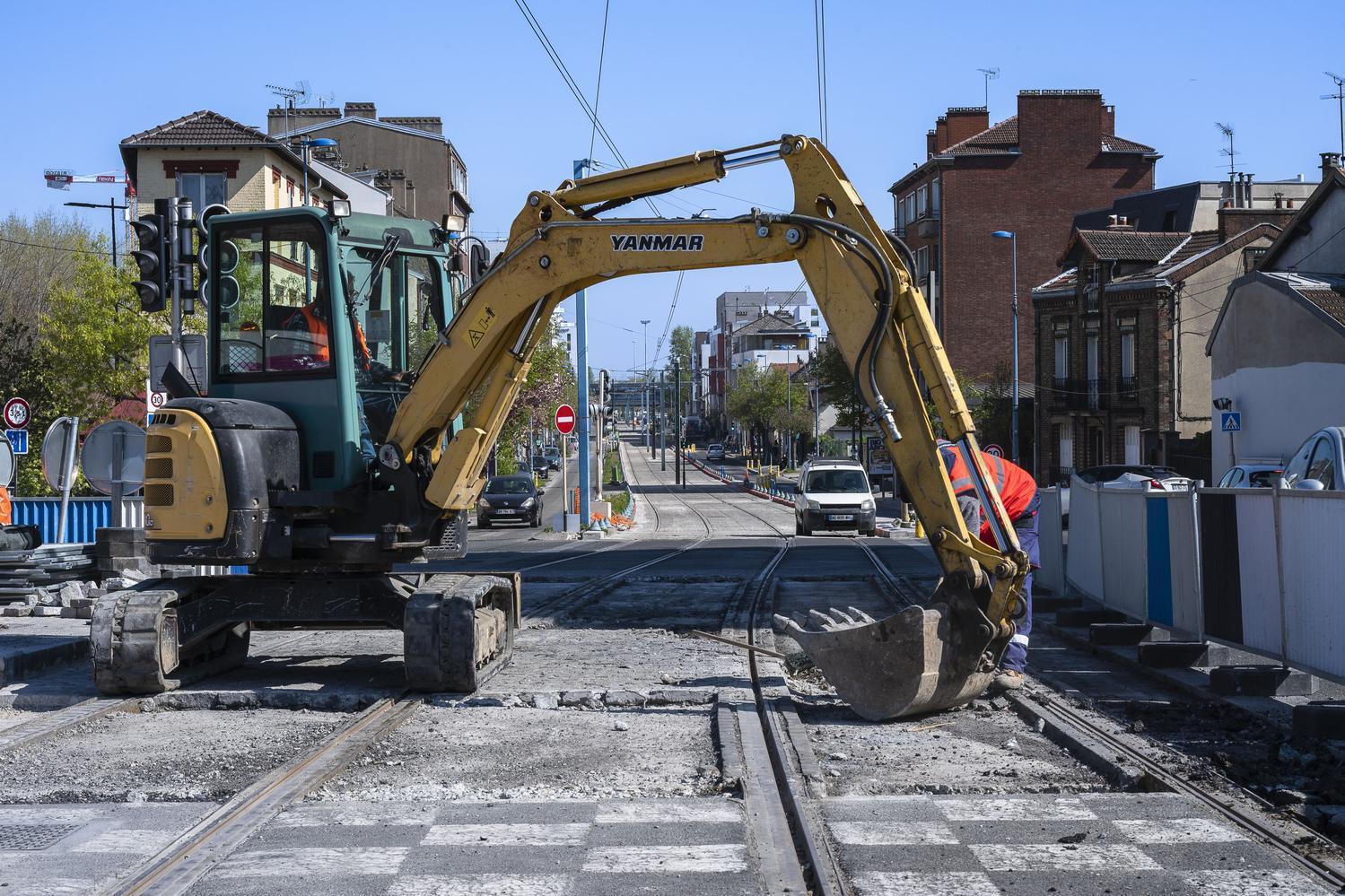 L'avancée des travaux à Noisy-le-Sec © Département de la Seine-Saint-Denis