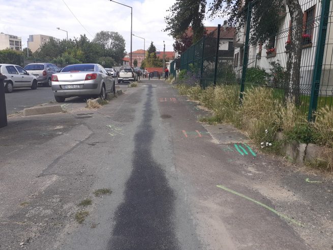 Travaux GRDF rue Didier Daurat à Montreuil