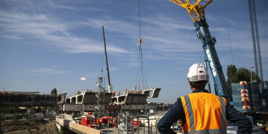 Démolition de la bretelle de l'A186 au-dessus de l'A3