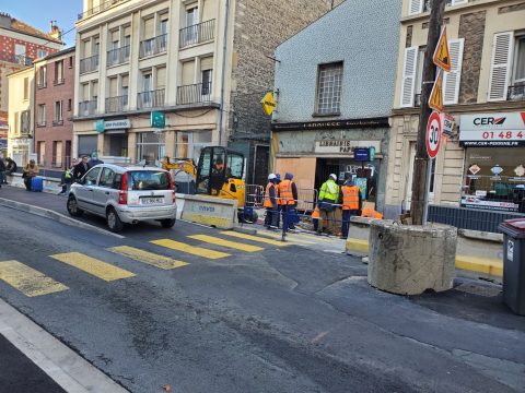 Travaux concessionnaires ENEDIS - Rue Jean-Jaures (NOISY)