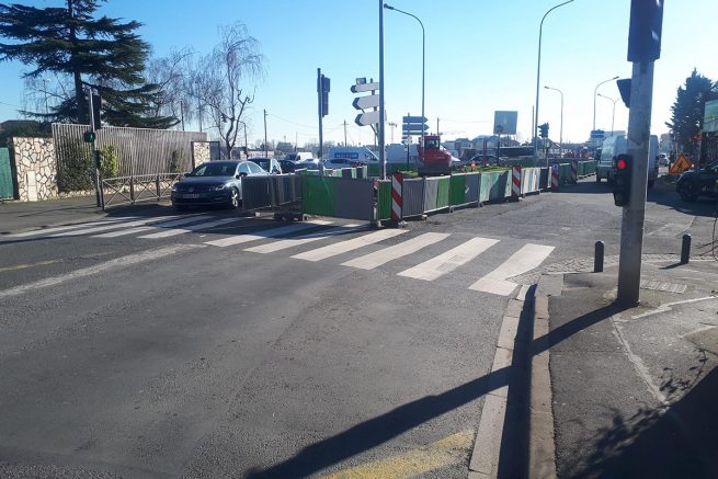 Nouvelle emprise chantier Boulevard Barbusse à Romainville