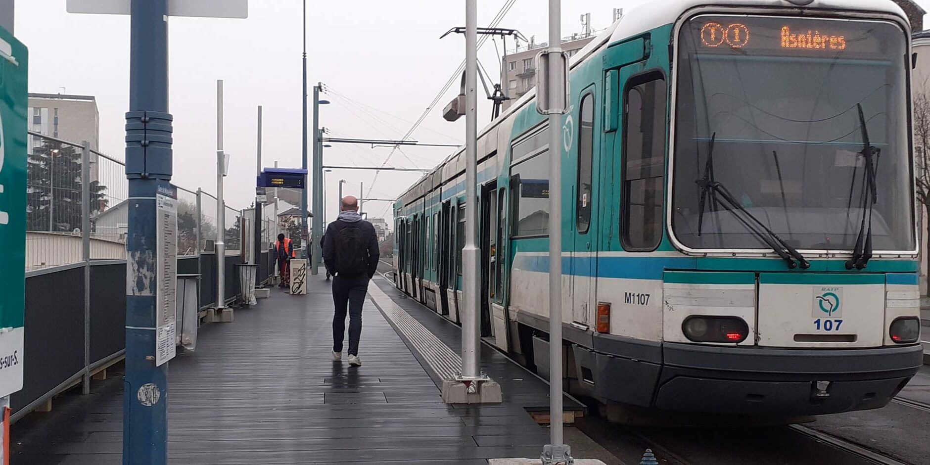 Station provisoire Pont Gallieni à Noisy-le-Sec
