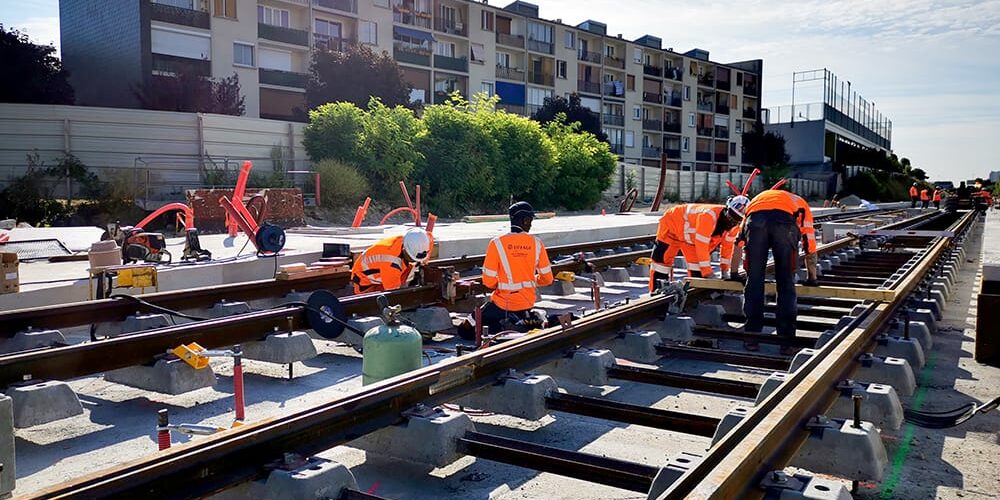 La pose des rails a démarré à Montreuil