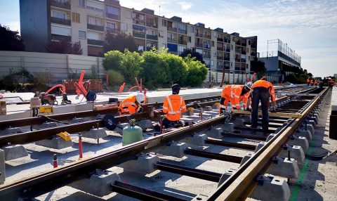 La pose des rails a démarré à Montreuil