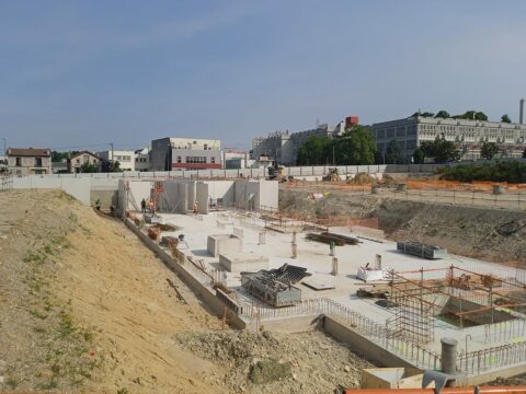 Travaux de construction à Montreuil