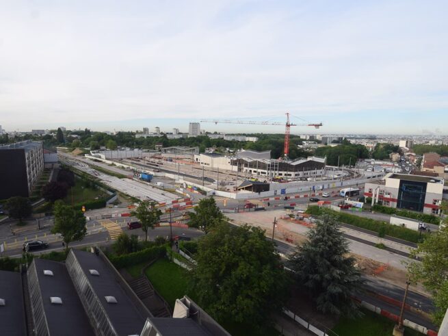 Travaux de construction du site de maintenance et de remisage